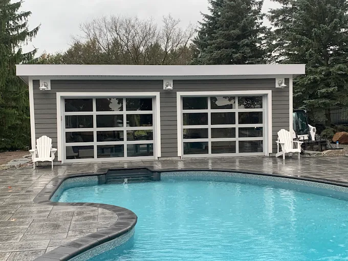 Pool Cabana and Interlock in Mt Albert