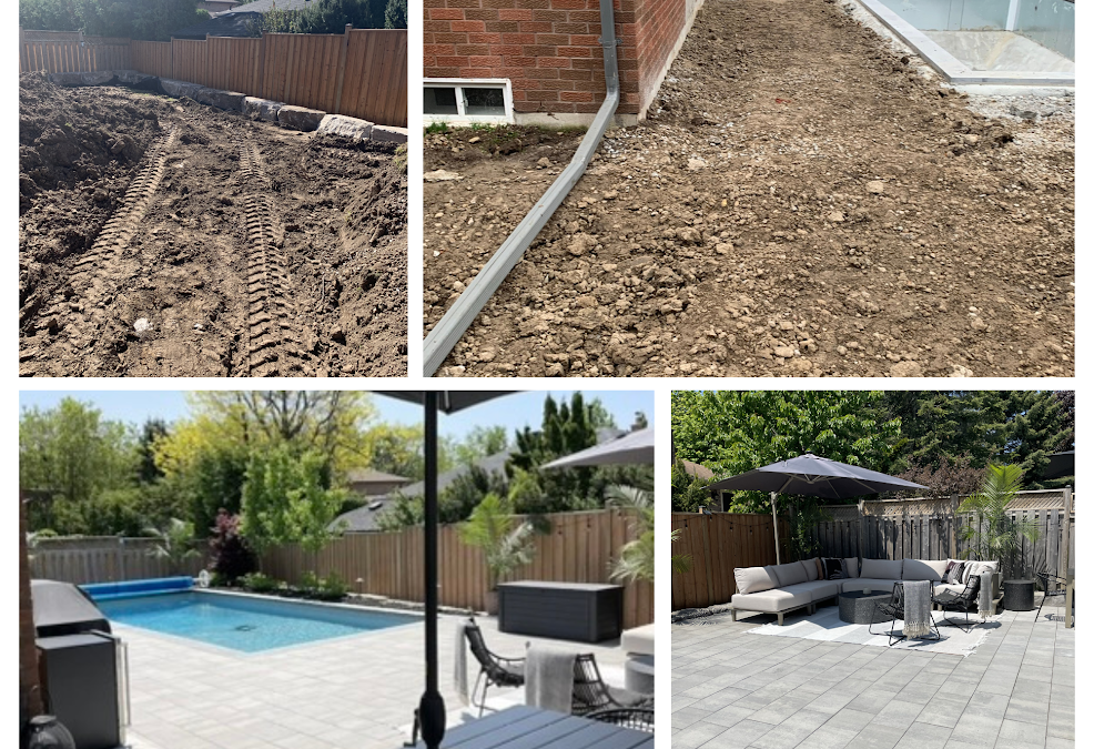 Vinyl Pool Build in Newmarket, ON