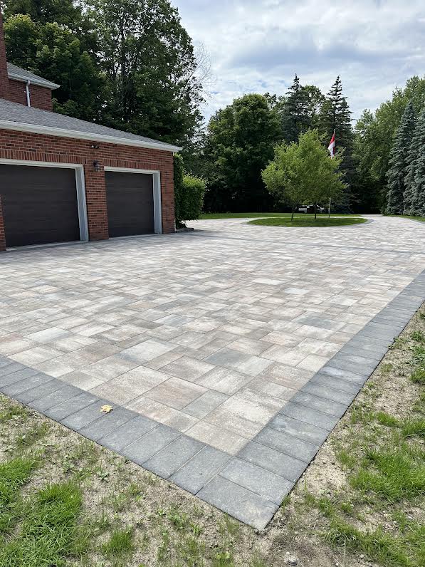 Completed Interlock Driveway in Newmarket