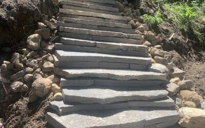 Natural Stone Staircase in Markham, ON