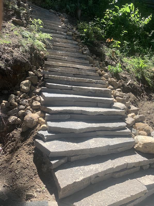 Nautral Stone Staircase in Markham Natural Stone Staircase in Markham