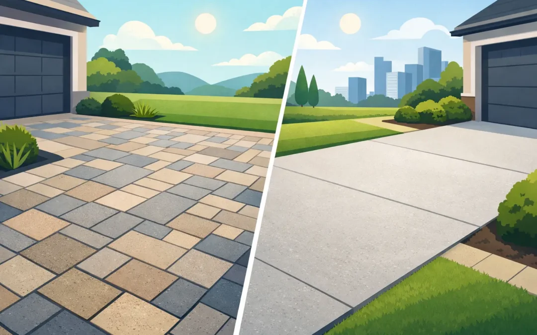 Interlock Versus Concrete Driveway