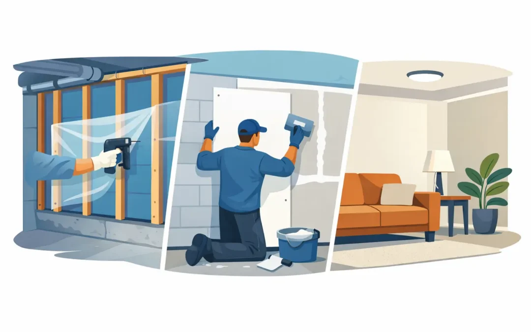 How to Finish Basement Walls Properly