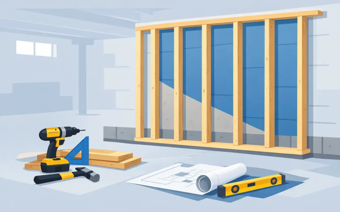 How to Frame Basement Walls Properly
