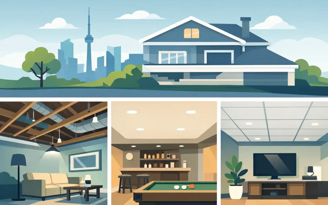 Best Basement Ceiling Options for Ontario Homes