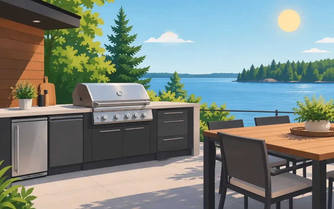 Outdoor Kitchens That Work Through Ontario Summers