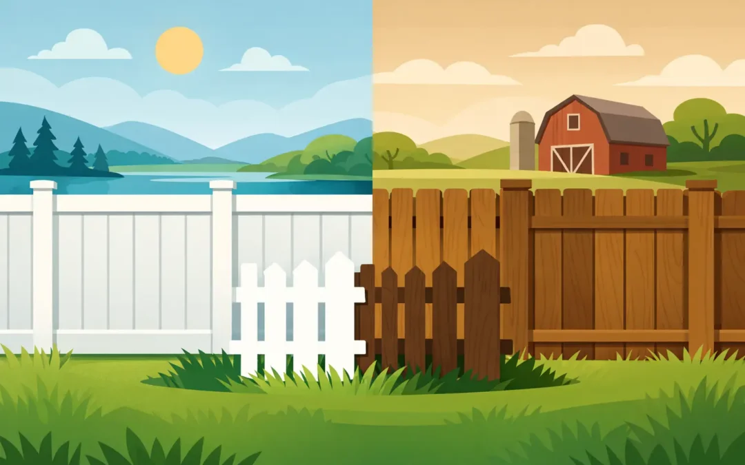 Vinyl Versus Wood Fencing for Ontario Yards