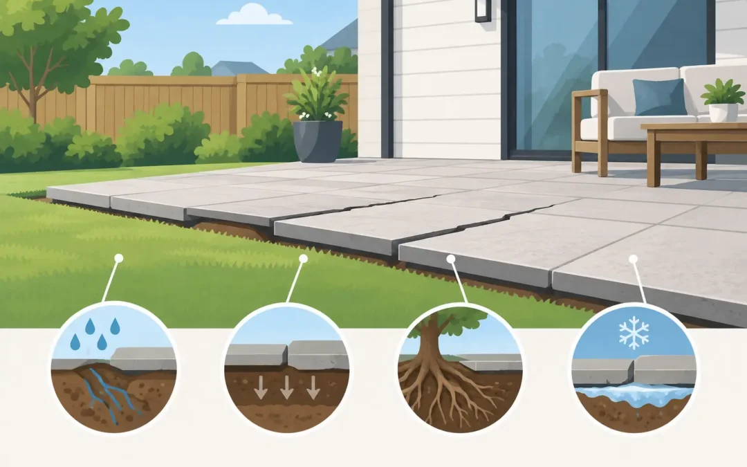 What Causes Patio Settling? Common Problems