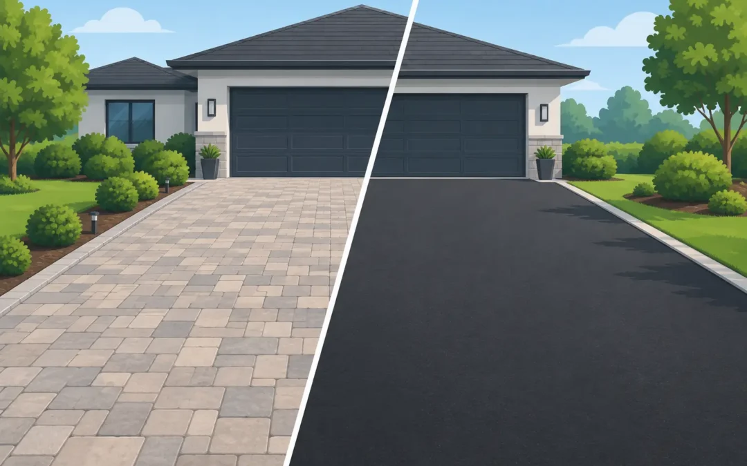 Pavers Versus Asphalt Driveways Compared